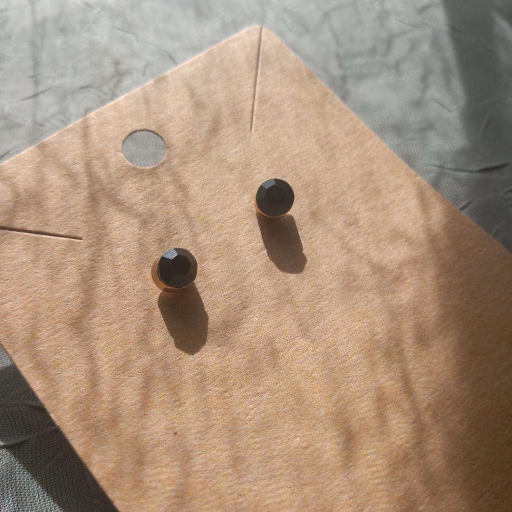 Black earrings